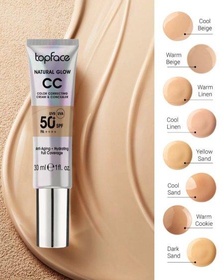 CC Correcter Color Full Coverage (كريم مصحح تغطيه عاليه) من TopFace