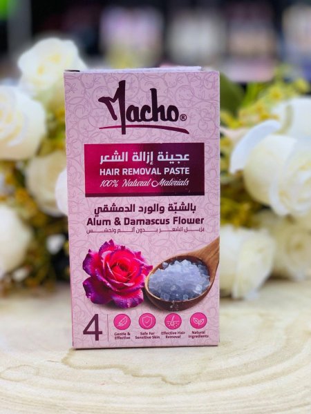 عقيدة إزالة الشعر Macho بالورد الدمشقي
