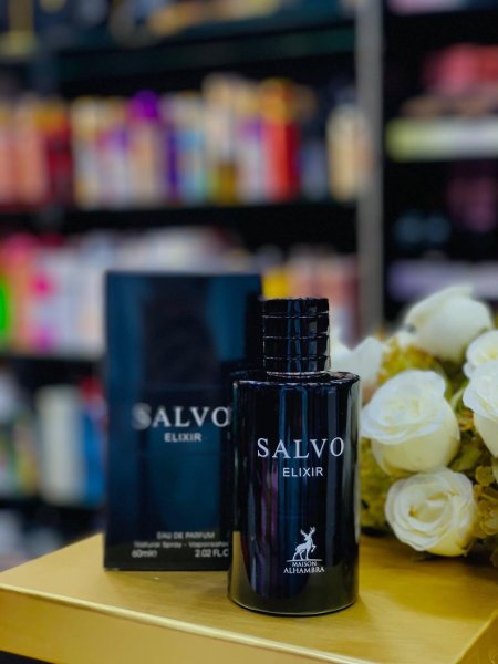 عطر SALVO ELIXIR من Maison Alhambra  عطر رجالي بطابع فخم وجذّاب